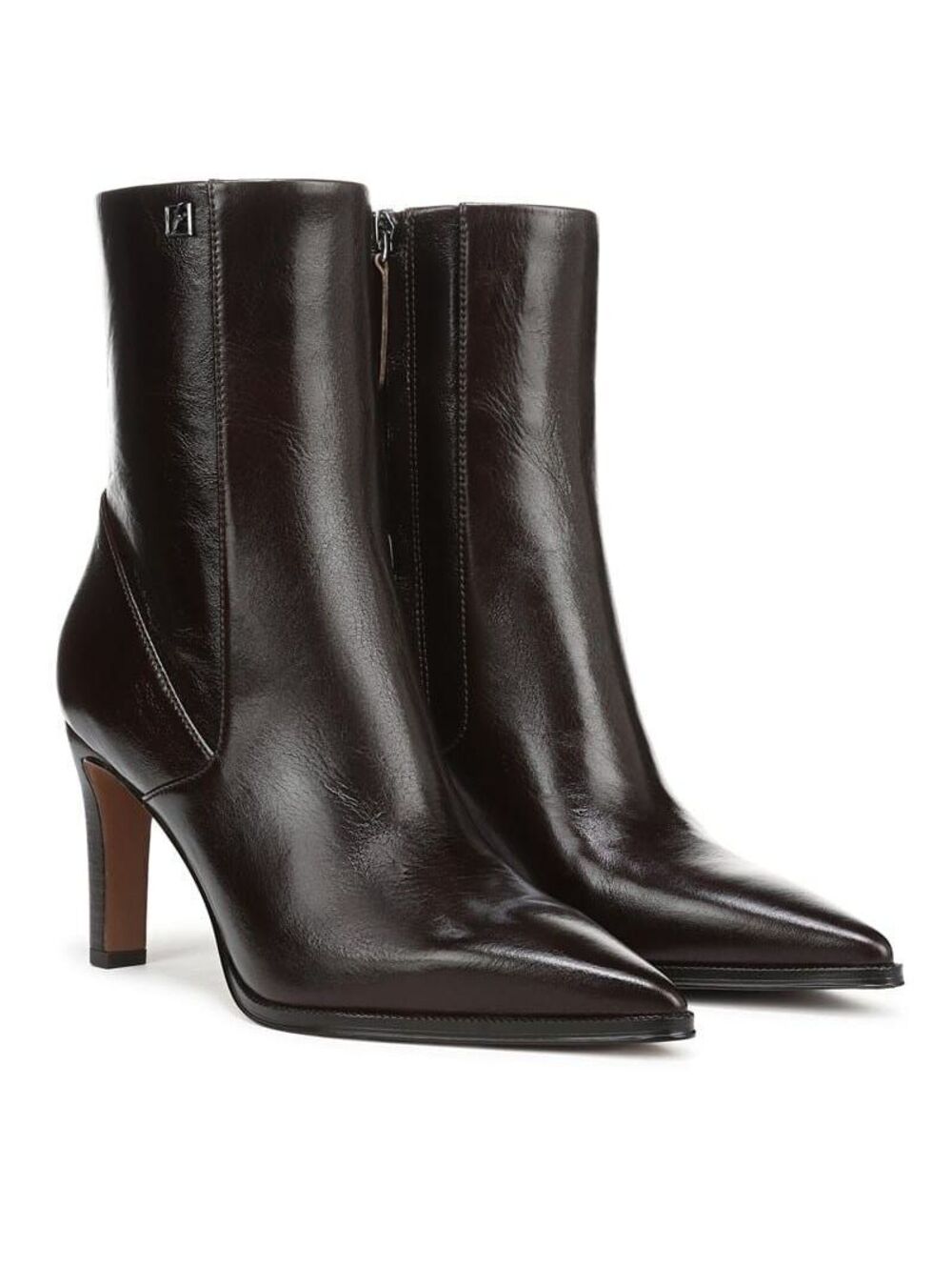 Franco Sarto Leather Appia Booties (ark Brown - 7.5 (215)